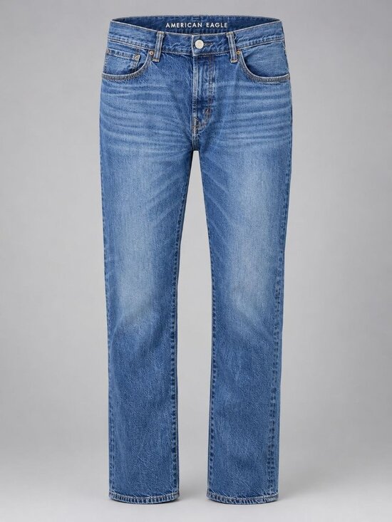 American Eagle Outfitters Other - American Eagle Mens 36 x 30 Jeans Straight Fit Organic Cotton Blue Denim